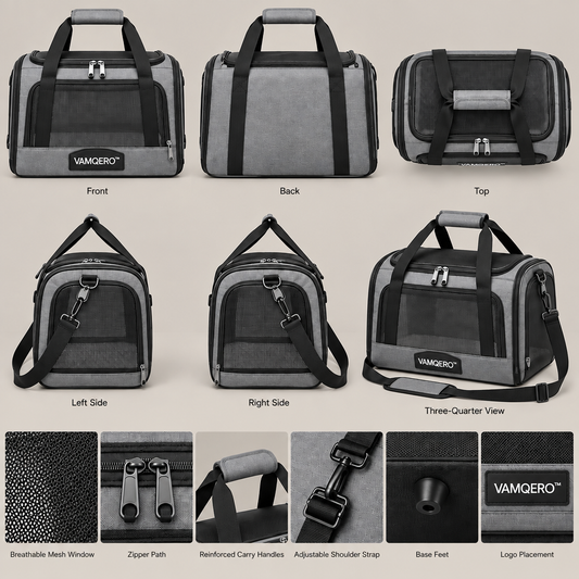 VAMQERO™ Foldable Pet Travel Carry Bag primary image