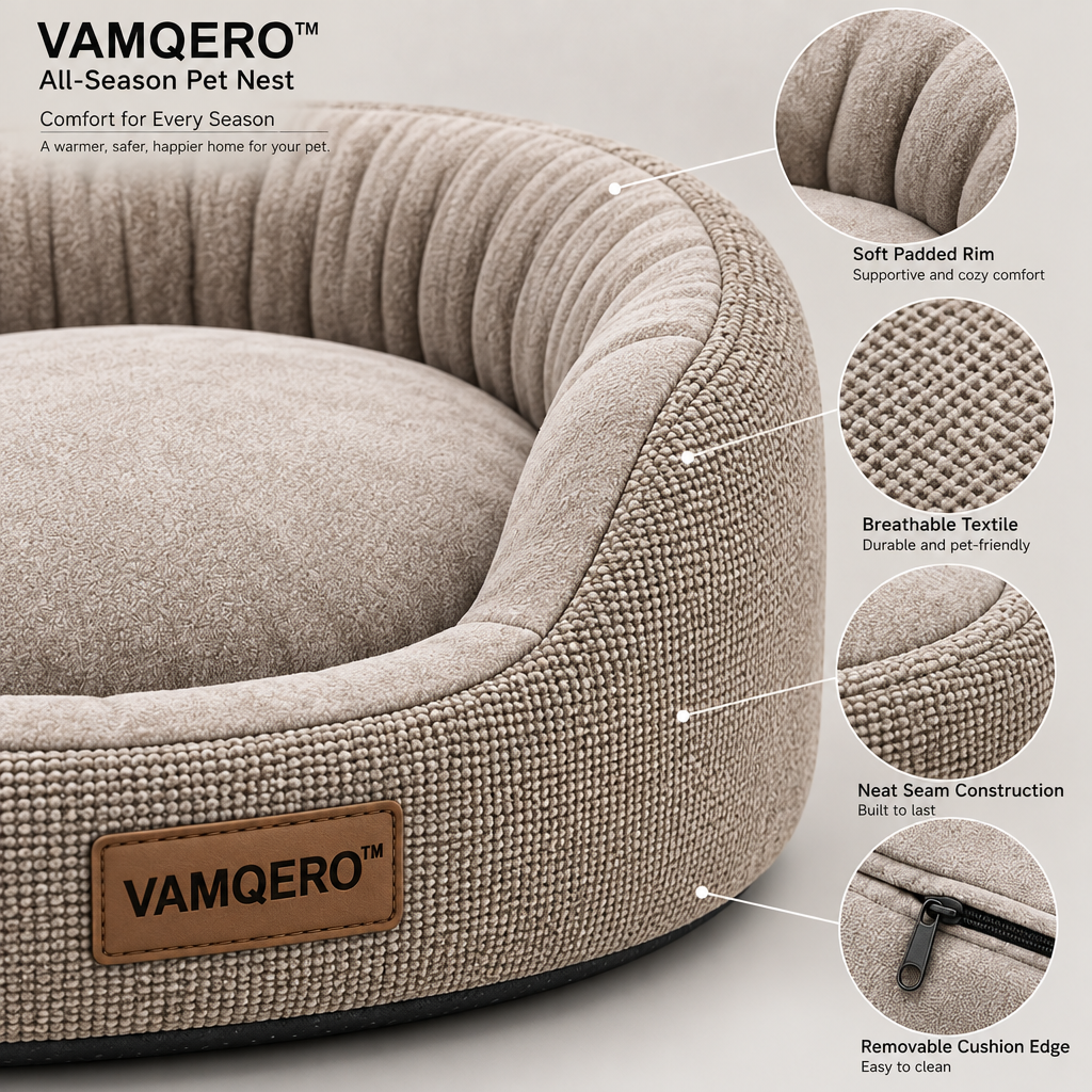 VAMQERO™ All-Season Pet Nest image 3